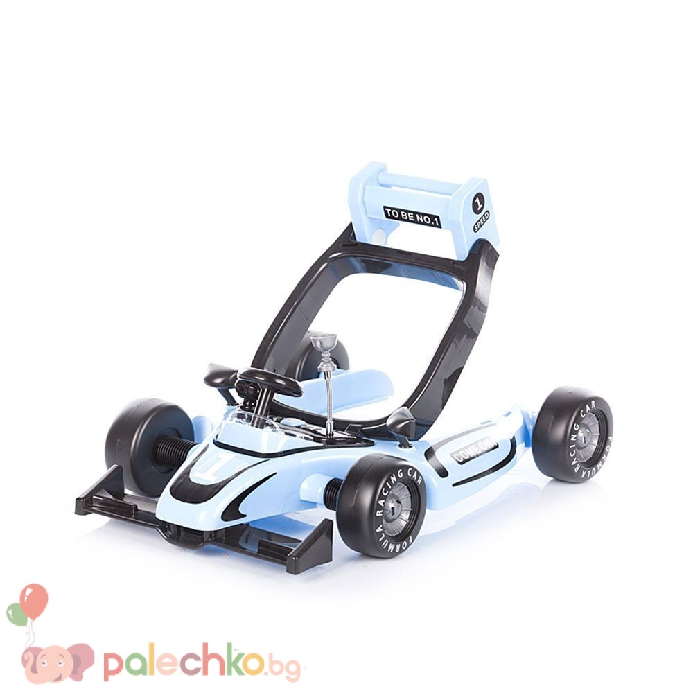 Бебешка проходилка 4в1 Chipolino Рейсър Синя - Image 2