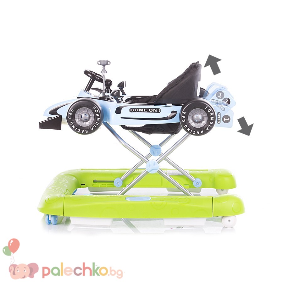 Бебешка проходилка 4в1 Chipolino Рейсър Синя - Image 4