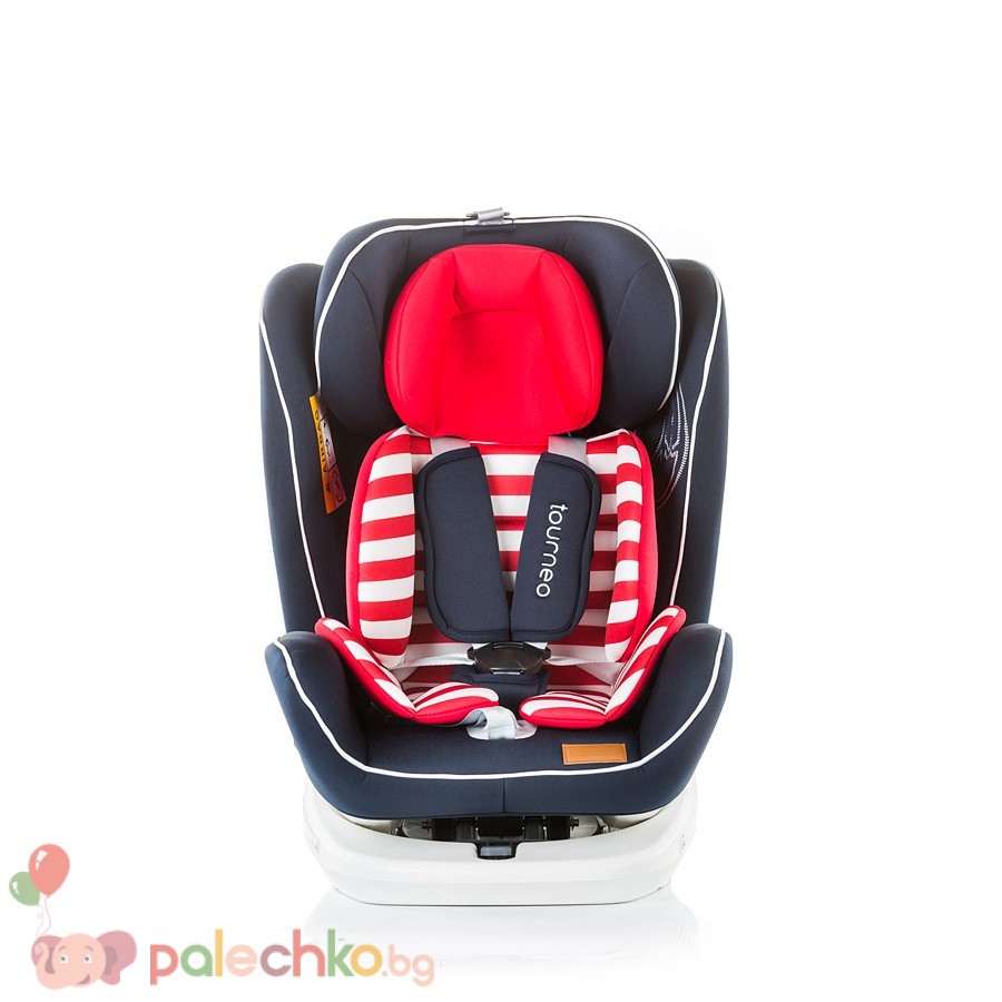Стол за кола 0-36 кг Chipolino Турнео 360ᵒ Isofix Райе - Image 2