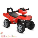 Кола за бутане Moni ATV No Fear Червена