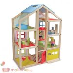 Дървена къща с обзавеждане Melissa&Doug