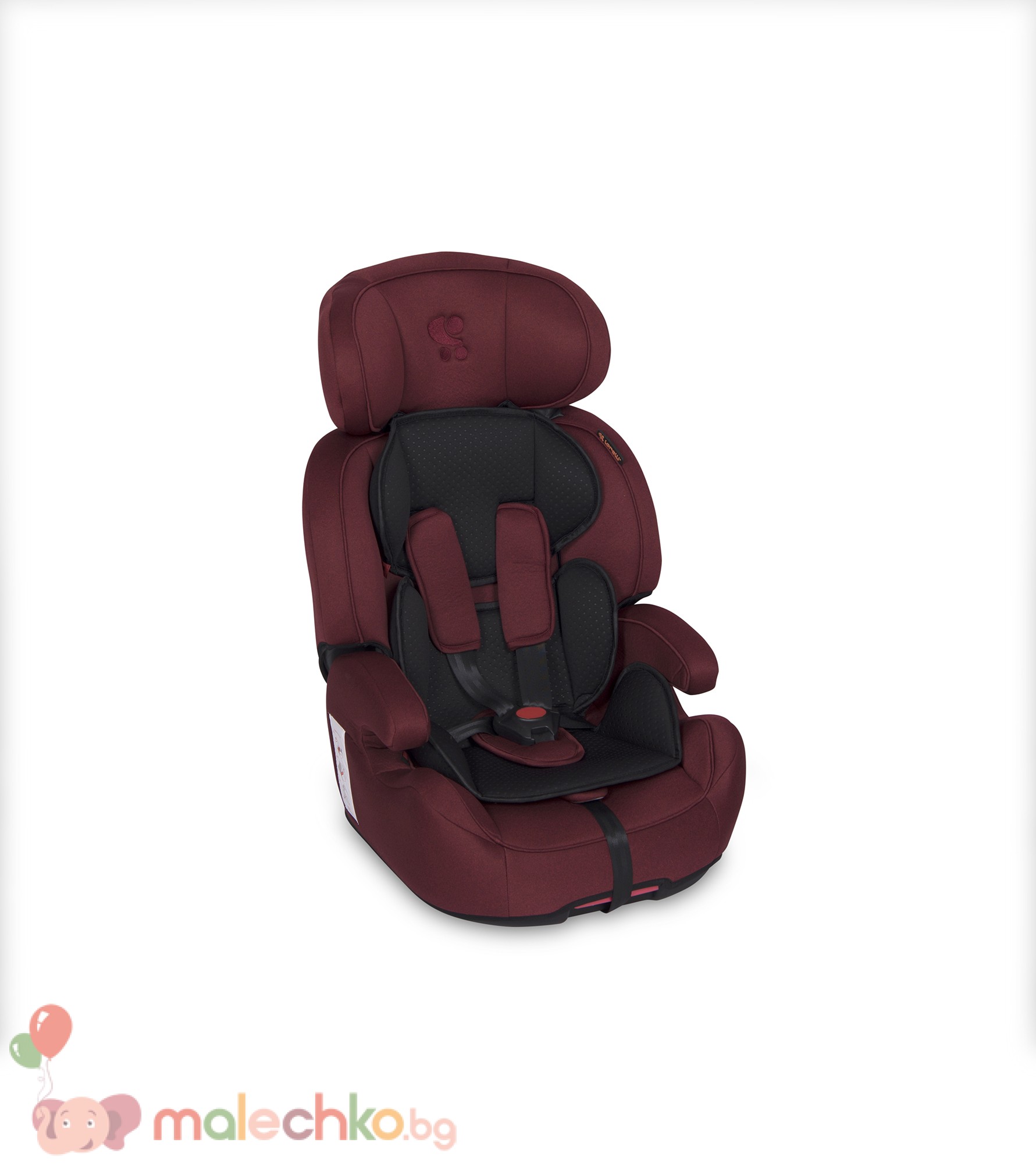 Стол за кола Lorelli Iris IsoFix Червен