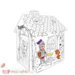 Картонена къща за оцветяване Рицар Mochtoys