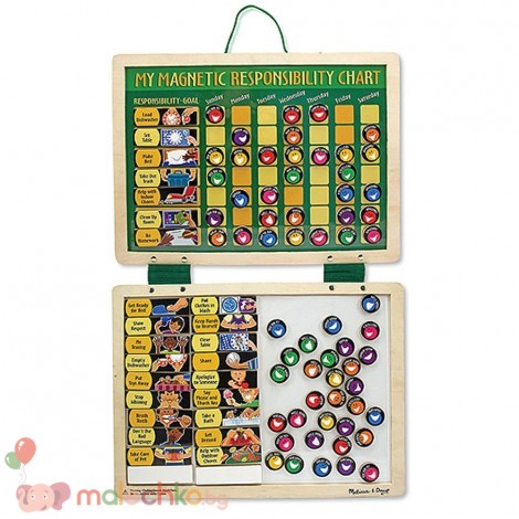 Магнитна дъска със задължения Melissa&Doug