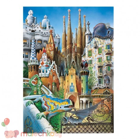 Пъзел Educa Колажи Gaudi