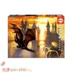 Пъзел Educa Sunset Dragon