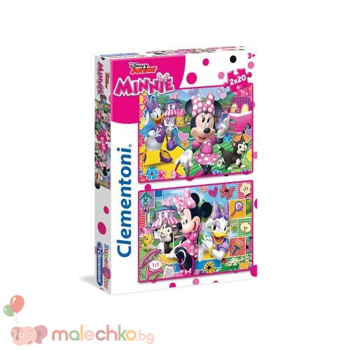Пъзел 2в1 Clementoni Minnie Happy Helpers