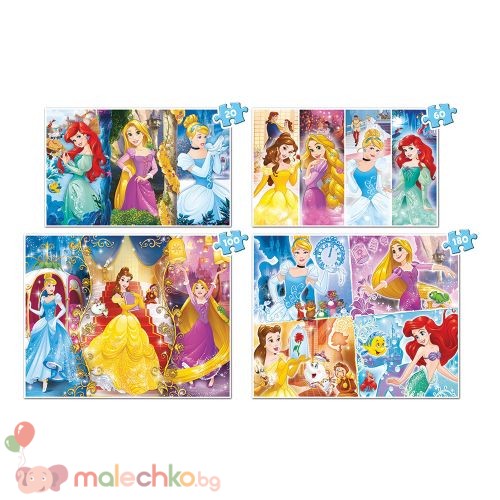 Пъзел Clementoni Disney Princess 4в1