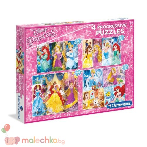 Пъзел Clementoni Disney Princess 4в1