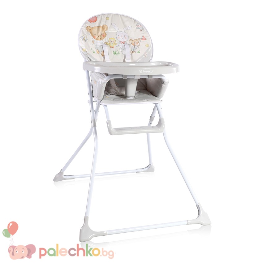 Столче за хранене Lorelli Cookie White Bear Party