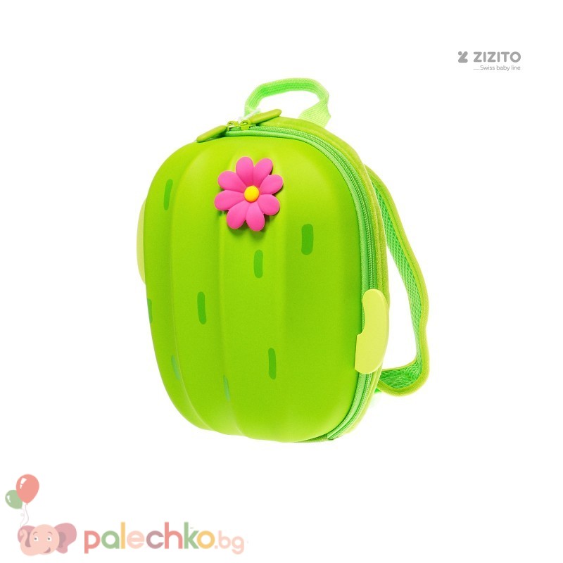 Детска раница Supercute Кактус Зелена