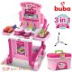 Детска кухня 3в1 Buba Kitchen Little Chef Розова