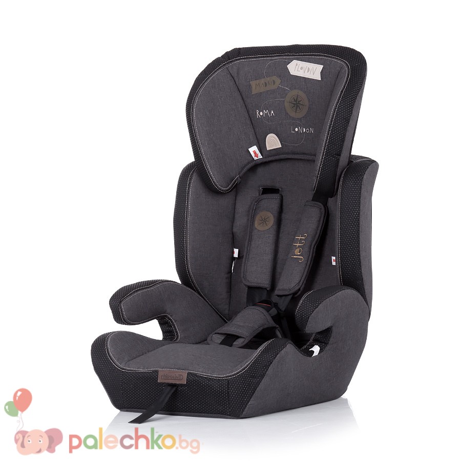 Столче за кола 9-36 кг Chipolino Джет Сив Деним