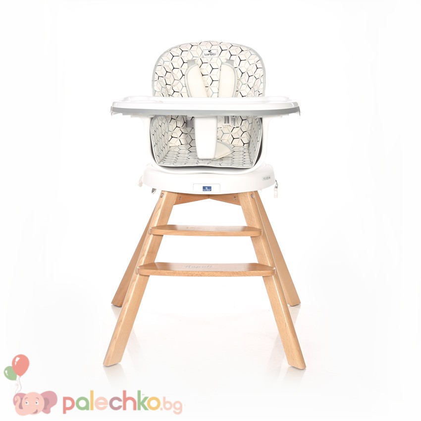Столче за хранене Lorelli Napoli Grey Hexagons - Image 2