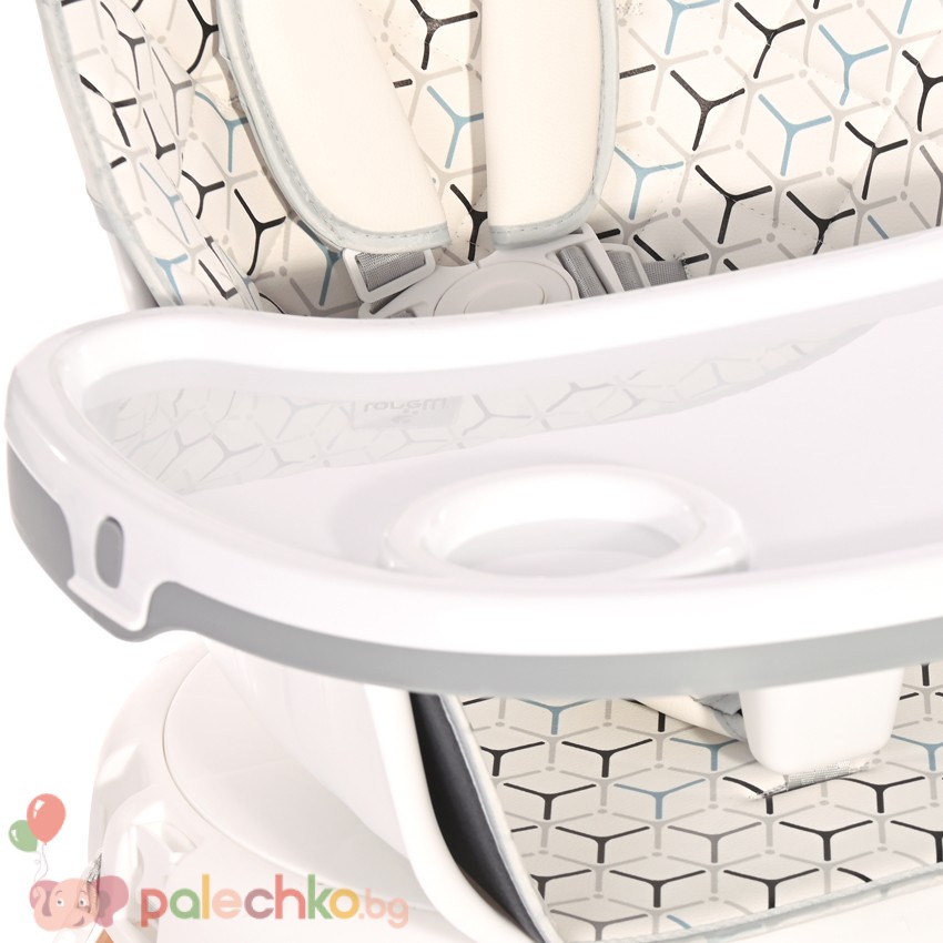 Столче за хранене Lorelli Napoli Grey Hexagons - Image 11