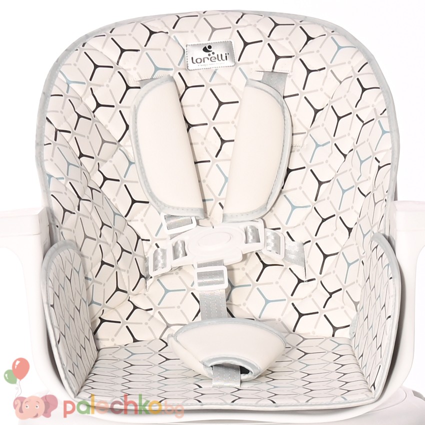 Столче за хранене Lorelli Napoli Grey Hexagons - Image 12