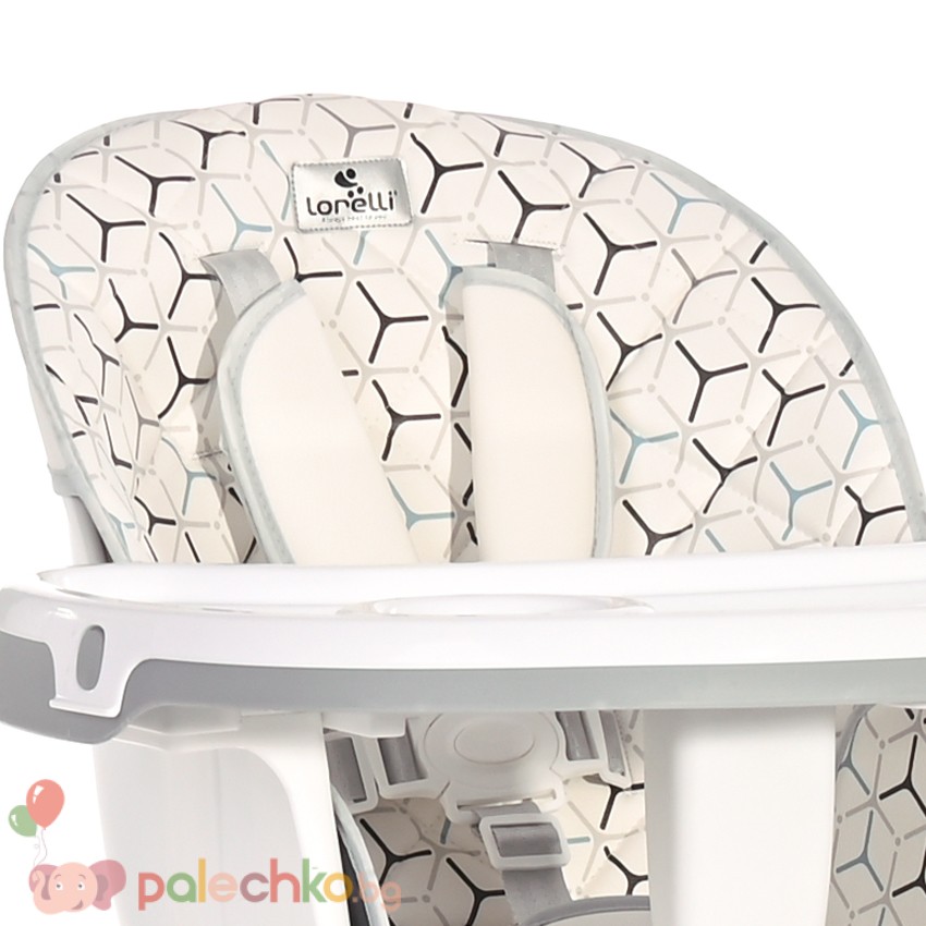 Столче за хранене Lorelli Napoli Grey Hexagons - Image 5