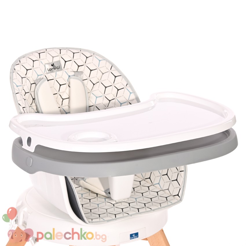 Столче за хранене Lorelli Napoli Grey Hexagons - Image 9