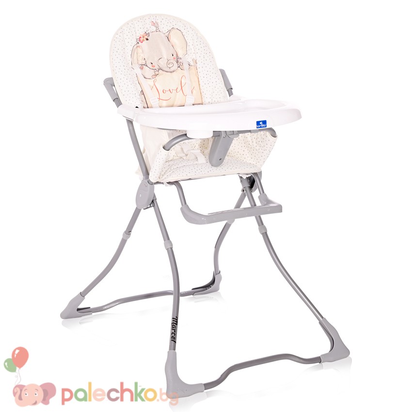 Столче за хранене Lorelli Marcel Grey Elephant