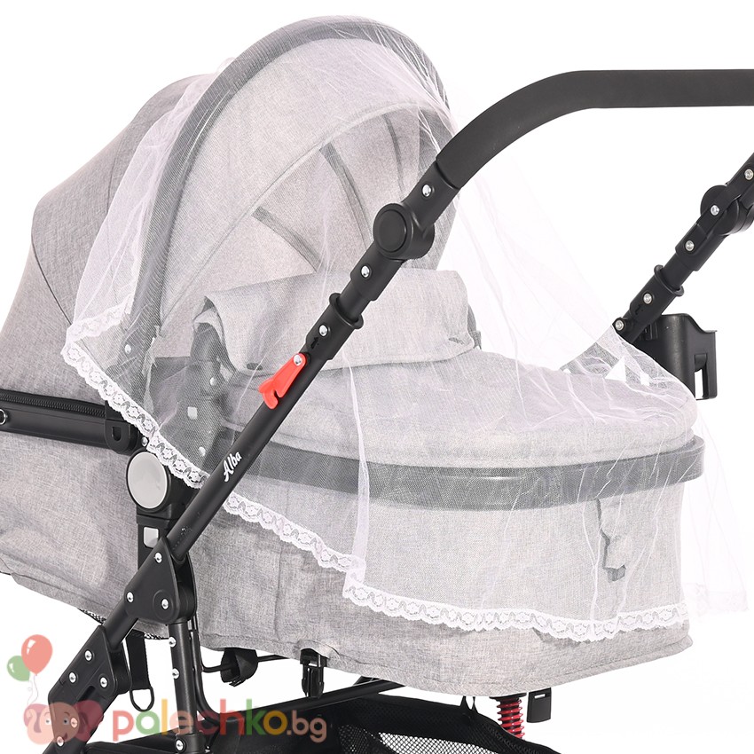 Бебешка количка 2в1 Lorelli Classic Alba Black - Image 19