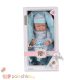 Кукла бебе със синьо одеалце Moni Toys