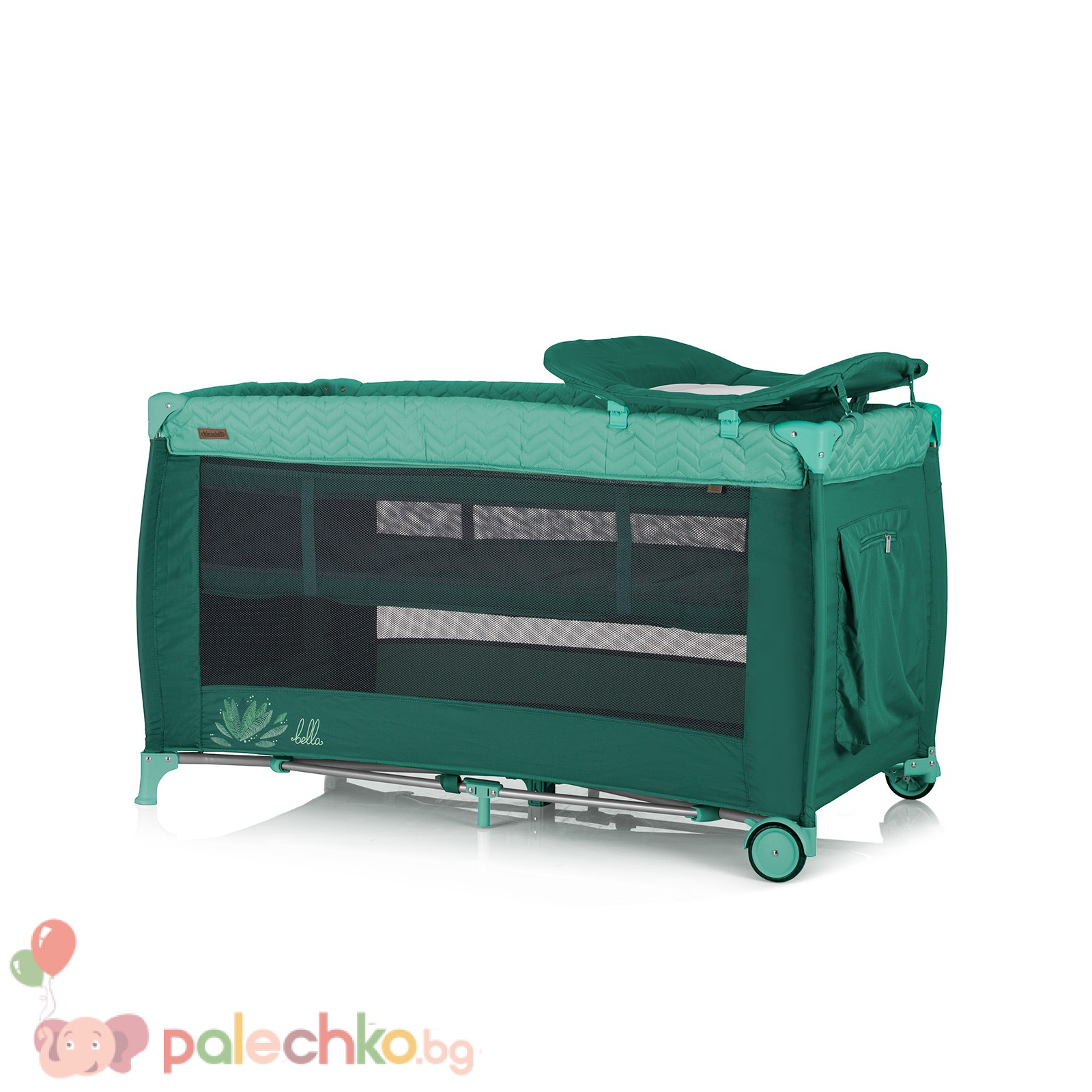 Бебешка кошара Chipolino Бела Авокадо - Image 2