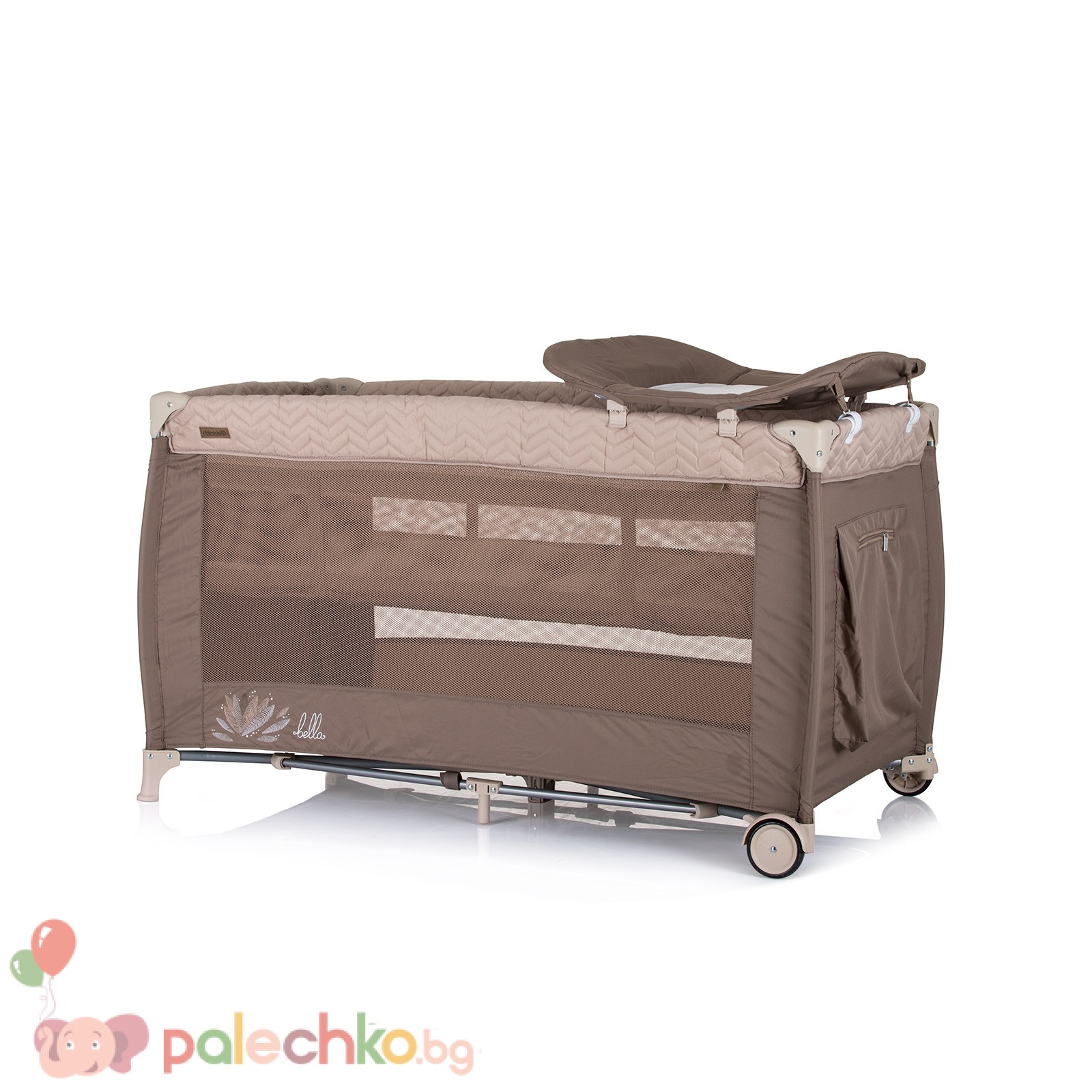 Бебешка кошара Chipolino Бела Хумус - Image 2