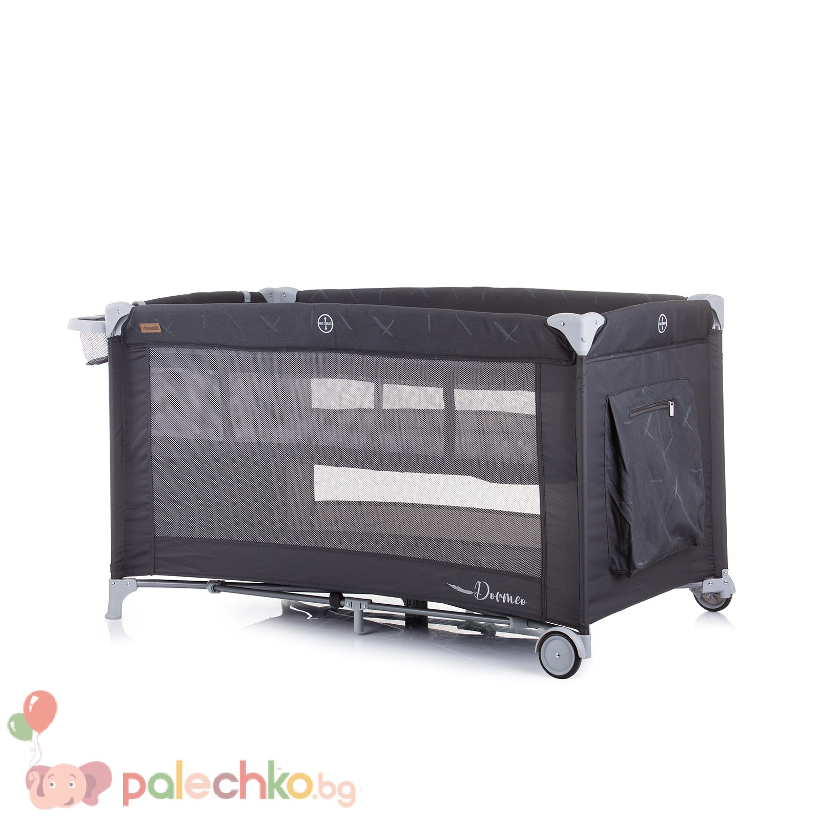 Бебешка кошара Chipolino Дормео Антрацит
