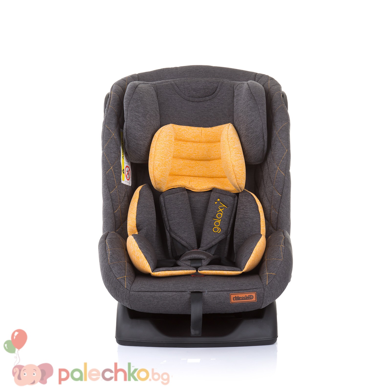 Столче за кола 0-36 кг Chipolino Галакси Банан - Image 3