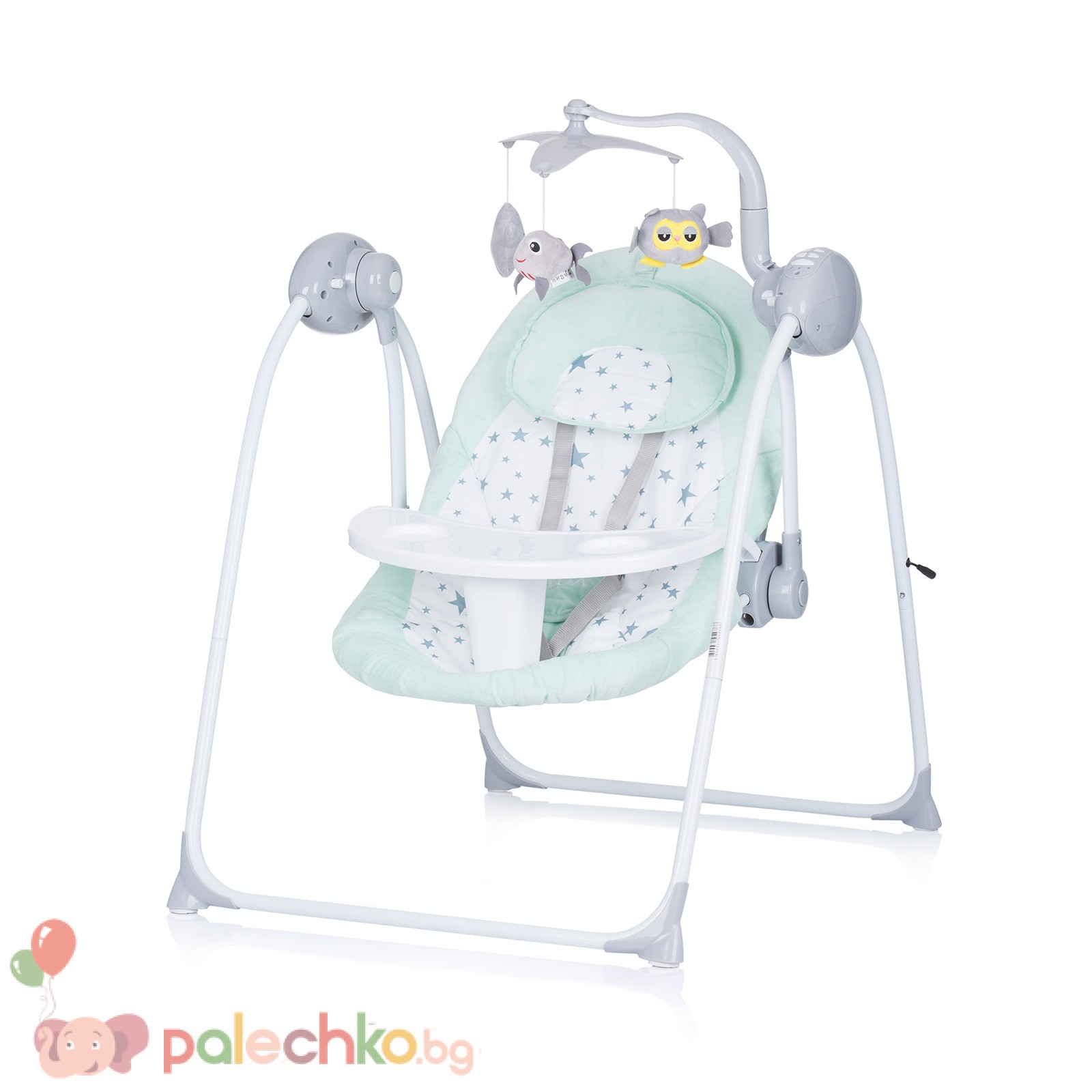 Бебешка люлка 2в1 Chipolino Нукс Авокадо