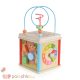 Дървен сортер куб Moni Toys 1003