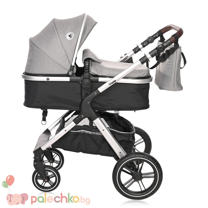 Бебешка количка Lorelli Viola Opaline Grey - Image 3