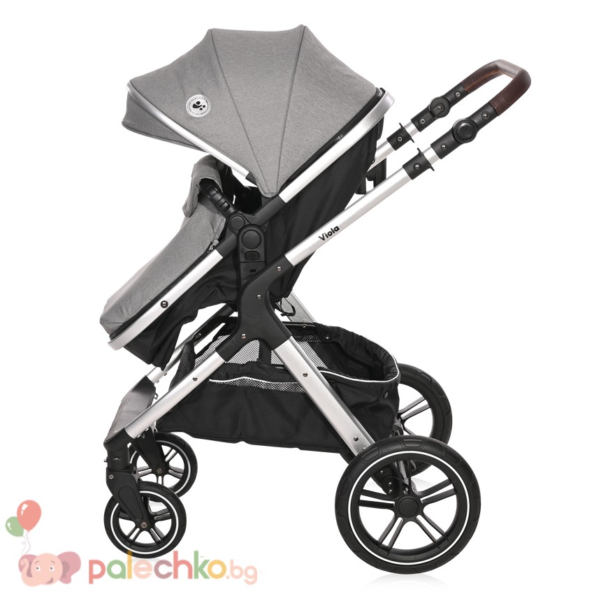 Бебешка количка Lorelli Viola Opaline Grey - Image 7