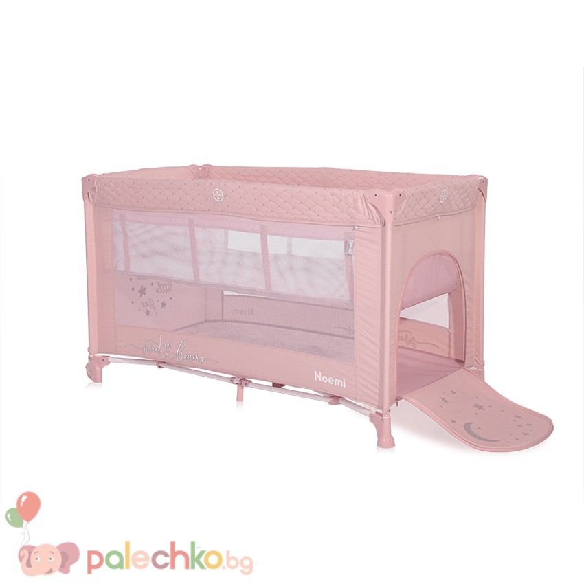 Бебешка кошара две нива Lorelli Noemi Mellow Rose Star - Image 3