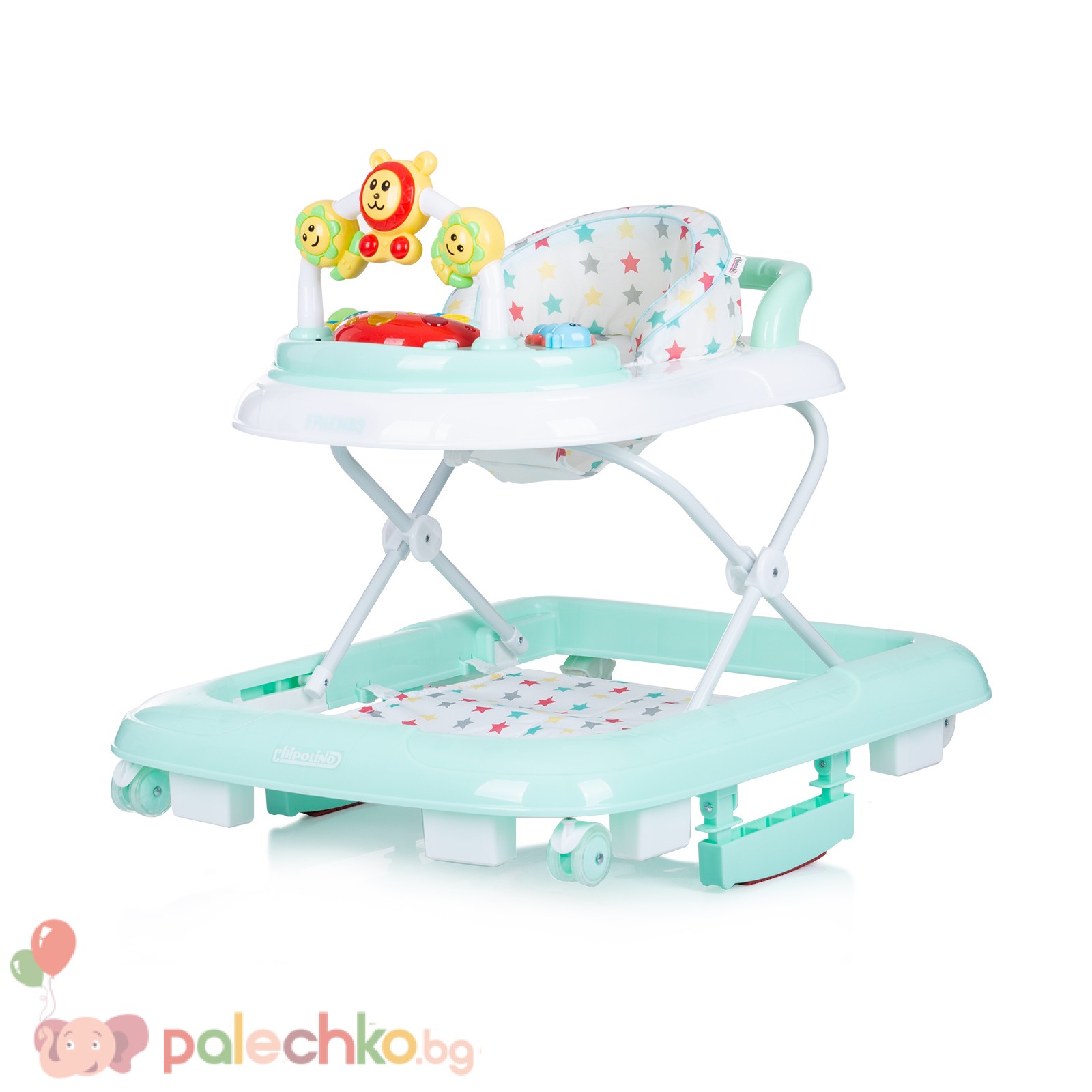 Бебешка проходилка 4в1 Chipolino Приятели Мента - Image 3