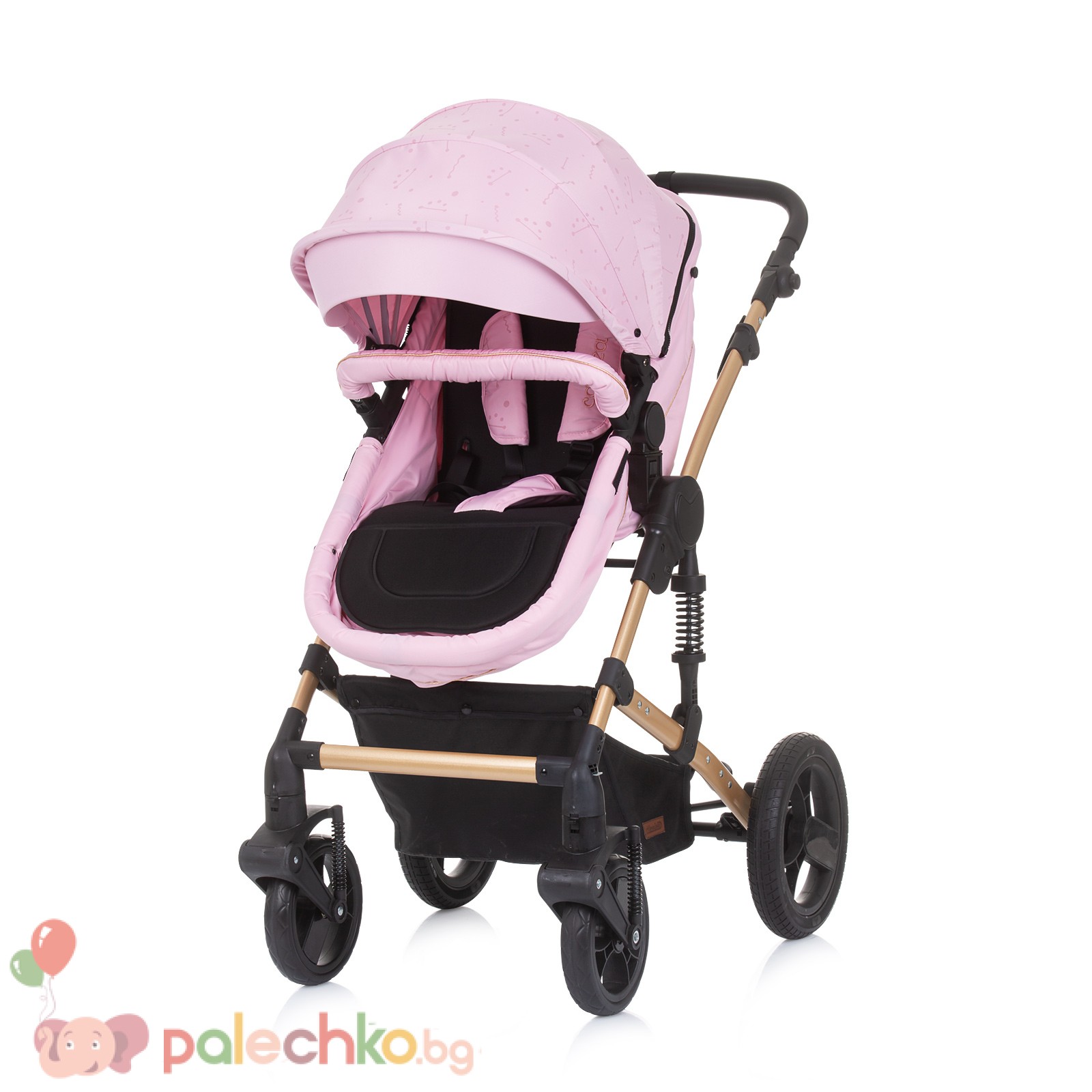 Бебешка количка Chipolino Камеа Розова вода - Image 3