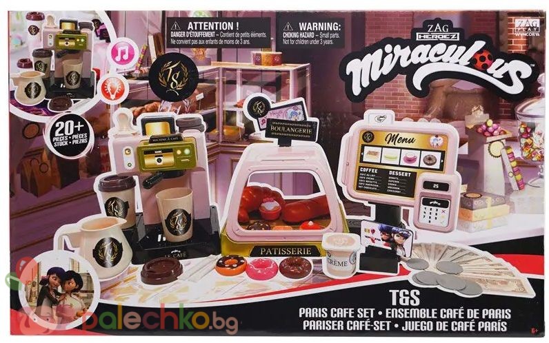 Игрален комплект Кафе Париж Калинката и Котарака Miraculous - Image 4