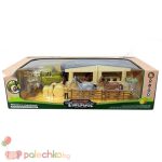Камион за разглобяване с конюшня и коне Farm Truck Ocie