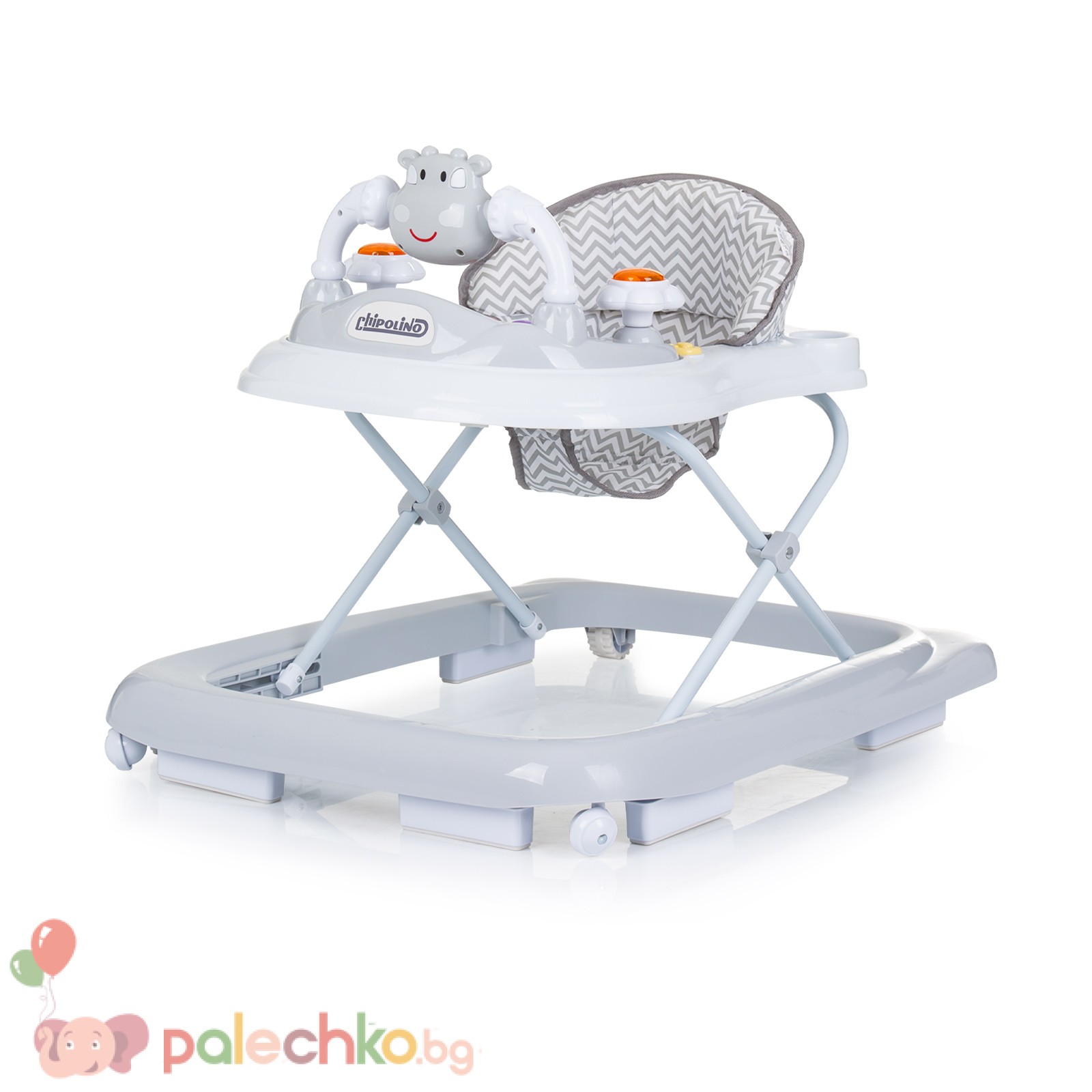 Бебешка проходилка Chipolino Кравичка Сива