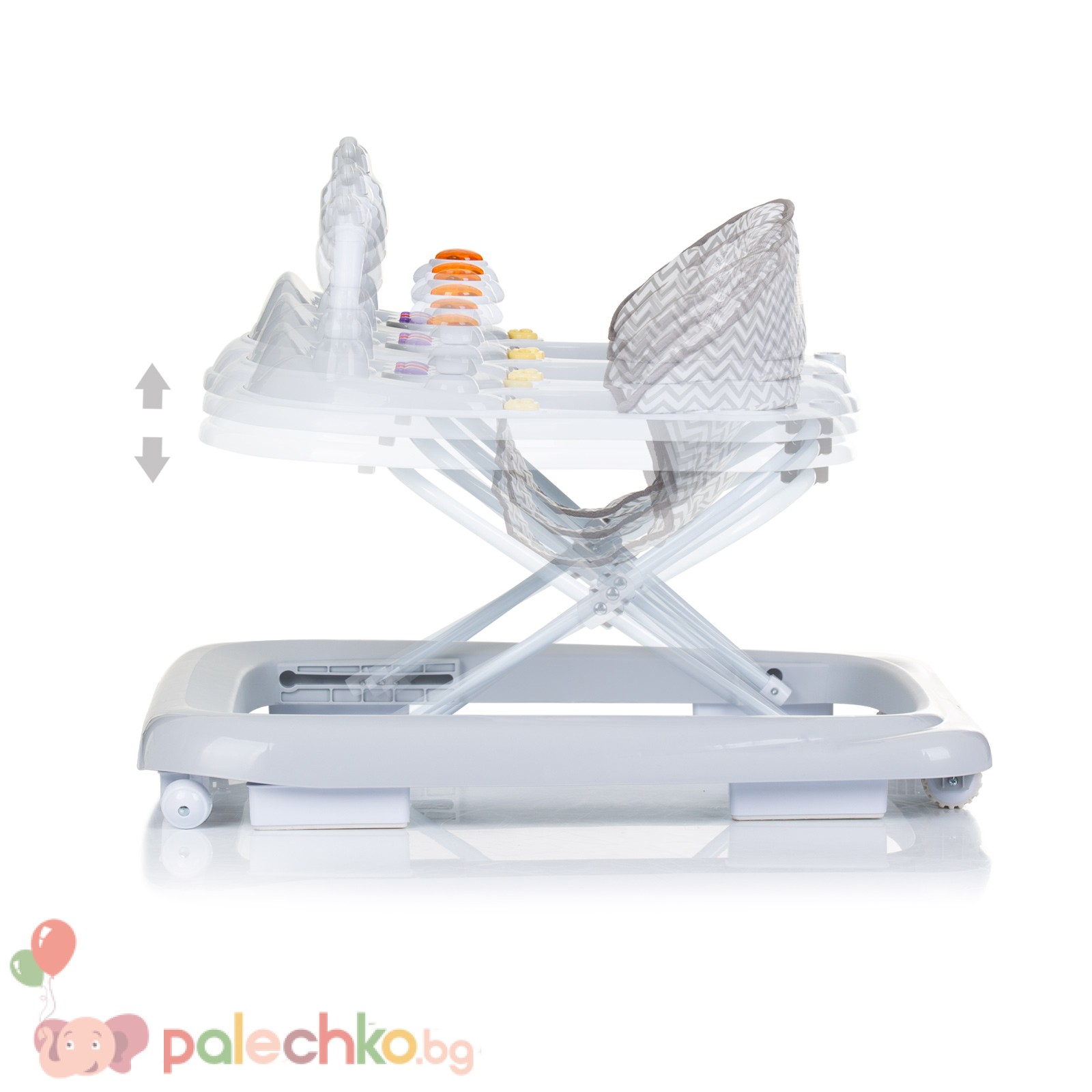 Бебешка проходилка Chipolino Кравичка Сива - Image 3