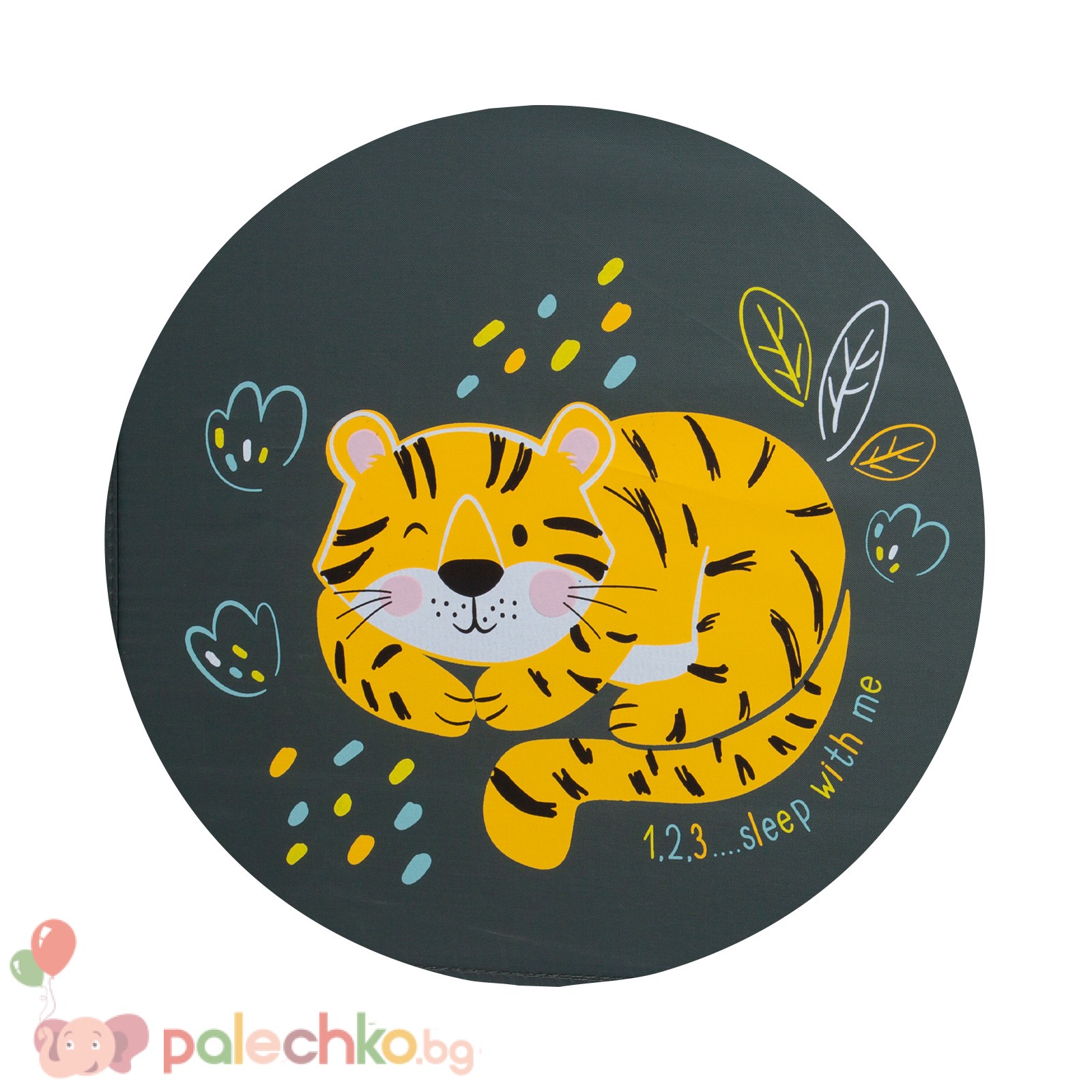 Бебешка кошара с падаща страна Chipolino Релакс Пастелно Зелено - Image 4
