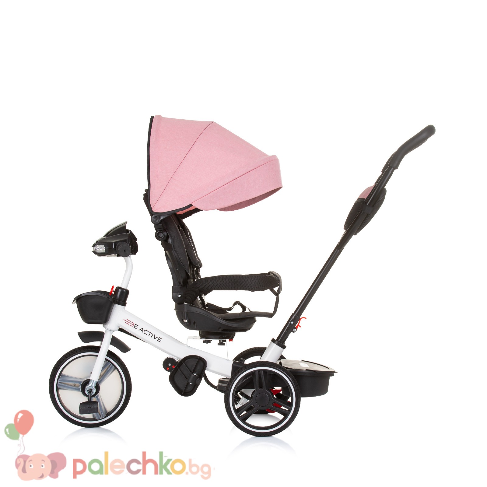 Детска триколка Chipolino Be Active Розов Лен - Image 5