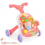 Играчка за прохождане 2в1 Moni Toys Basket Pink