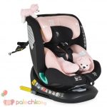 Столче за кола 40-150 см. Isofix Moni Serengeti Розов