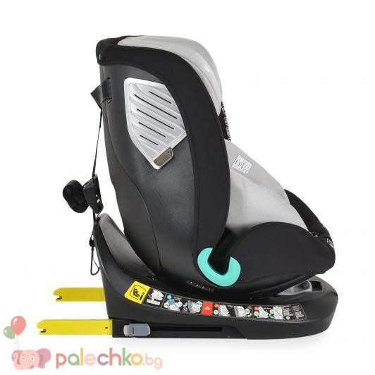 Столче за кола 40-150 см. Isofix Moni Serengeti Светлосив - Image 3