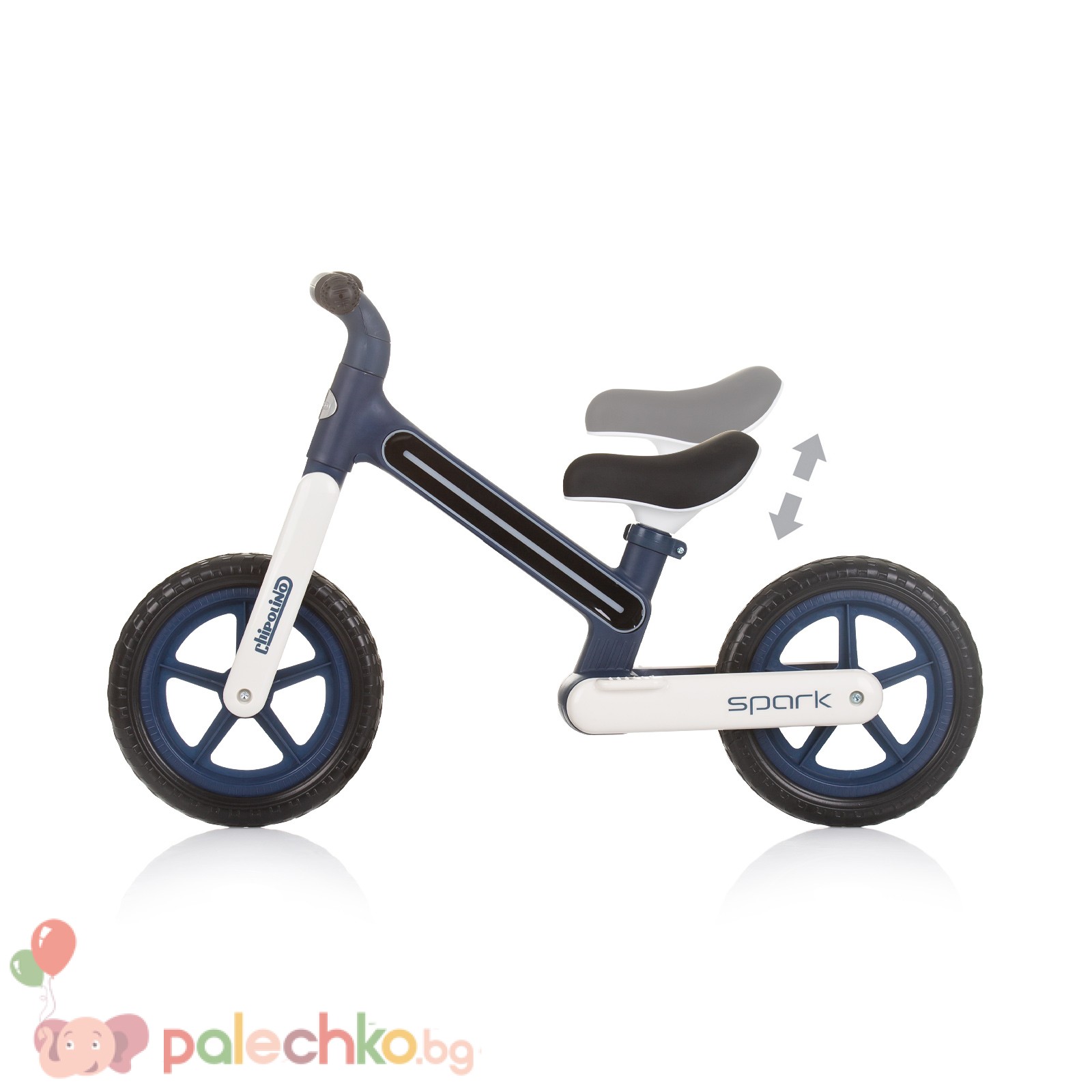 Балансиращ велосипед Chipolino Спарк Син - Image 3