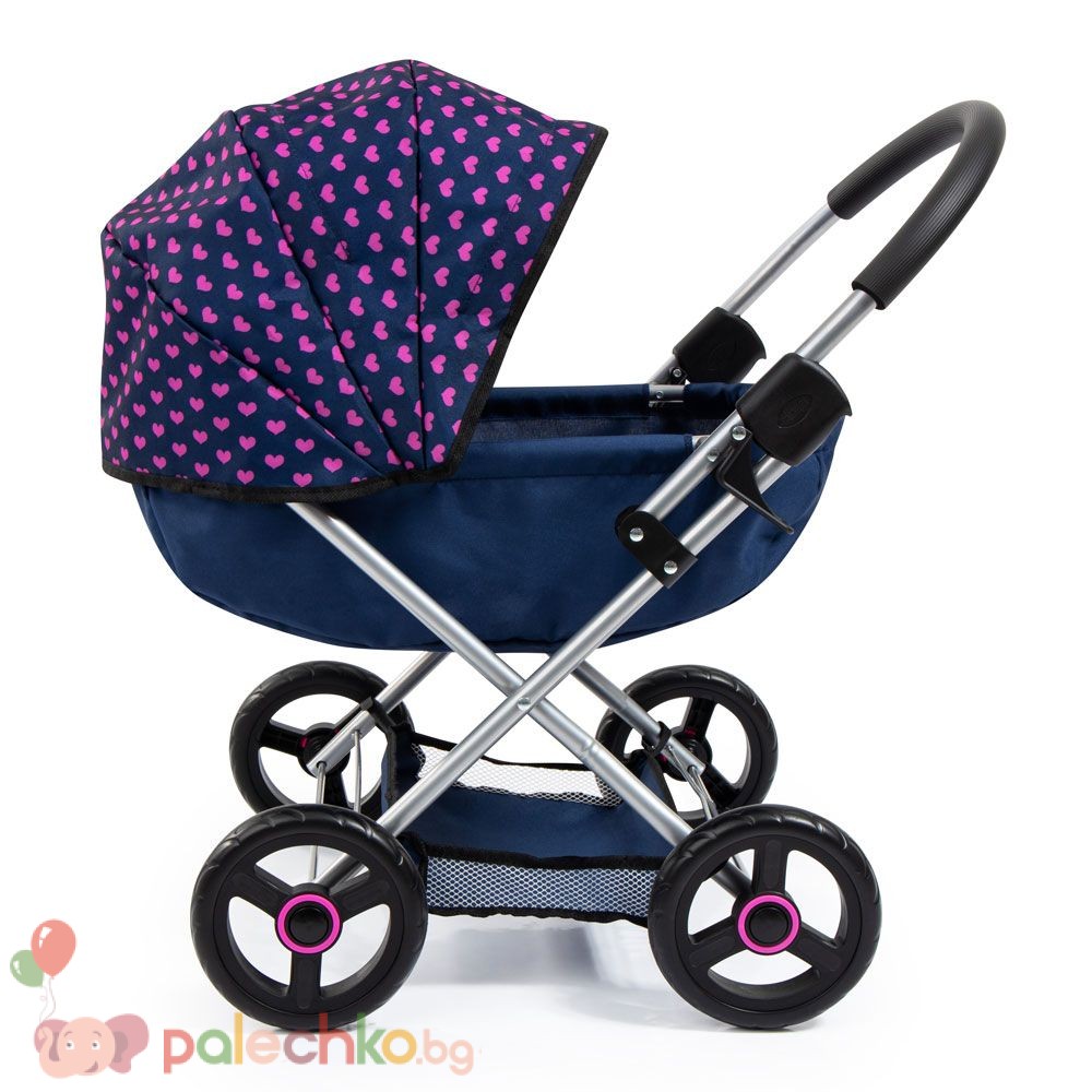 Количка за кукли с одеяло Bayer Cosy Синя - Image 7