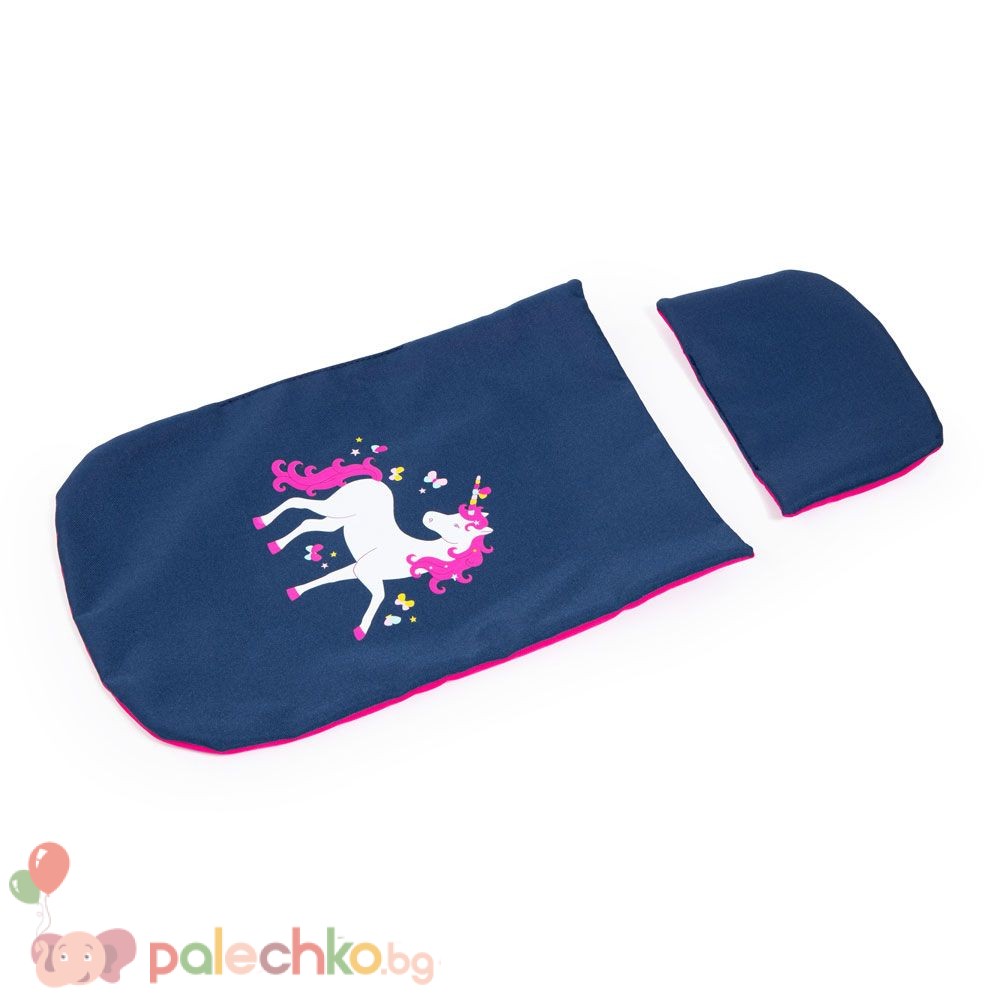 Количка за кукли с одеяло Bayer Cosy Синя - Image 10