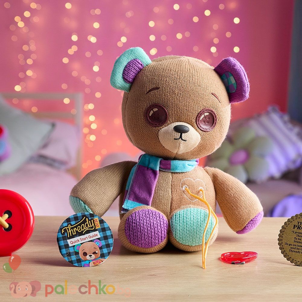 Thread Moos Set Интерактивно Мече Moose Thready - Палечко.БГ - Детски играчки