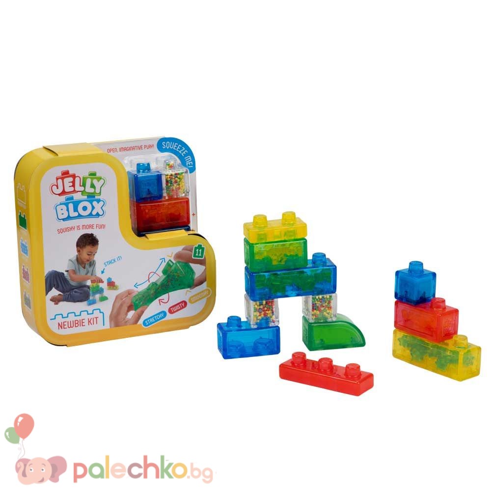 Конструктор с меки блокчета 11ч. Goliath Jelly Box
